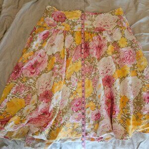 Loft Floral Skirt